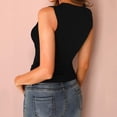 thumbnail image 2 of Sumai Blouse for Women Casual Summer Top Sleeveless Vest Solid Color Shirts, 2 of 3