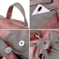 thumbnail image 4 of (Noir) Sac à Dos Imperméable Anti-Vol Léger en Cuir Pu Mode Nylon, 4 of 5