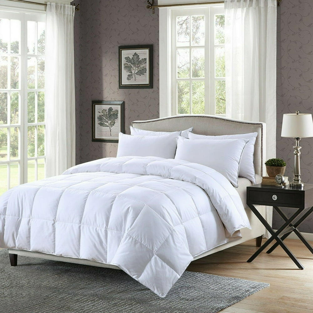 Premium Hungarian White Goose Down Comforter, Twin