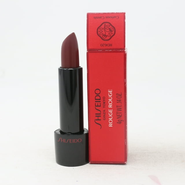Shiseido Rouge Rouge Lipstick Curious Cassis 0.14oz/4g New With Box
