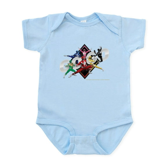 CafePress - Mighty Morphin Power Rangers Go Go - Baby Light Bodysuit, Size Newborn - 24 Months