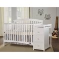 Dream On Me Niko 5in1 Convertible Crib with Changer, White