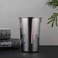 thumbnail image 4 of Tazas De Cerveza Modernas De Acero Inoxidable Taza De Cerveza De Taza De Bebida Para 500ml Pta Baoblaze Vaso de pinta de acero inoxidable, 4 of 7