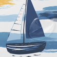 thumbnail image 4 of Yayeee Shower Curtain with Hooks 72"x72" Waterproof Fabric Bathroom Hanging Decor, Orange Hand Drawn Sailboats, 4 of 5
