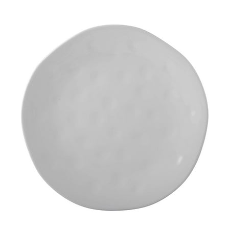 Is Stoneware Oven Safe Melange Stoneware 6-Piece Dinner Set | Irregular Shape Collection | Service for 6| Microwave, Dishwasher & Oven Safe | Dinner Plate, White (6 Each) ()