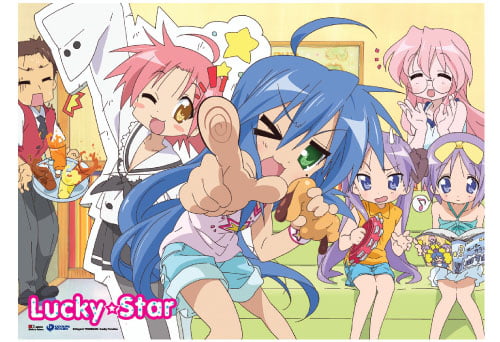 Wall Scroll - Lucky Star - New Poster Konata Anime Gifts Toys Licensed  ge9991 