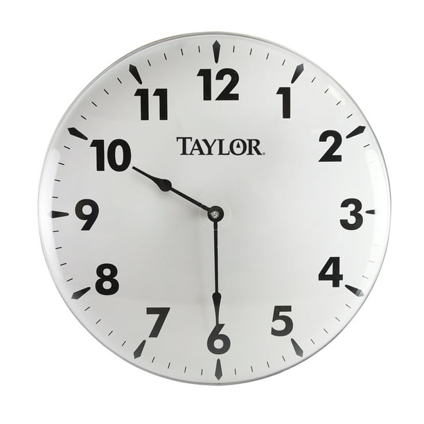 Taylor Precision S 18 Inch Extra, Extra Large Outdoor Clock And Thermometer