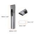 thumbnail image 2 of Uxcell Leather Oval Hole Punch 24x3mm Belt Hole Puncher Oblong Hollow Tool for Leather Crafting, Watch Band, Strap, 2 of 6