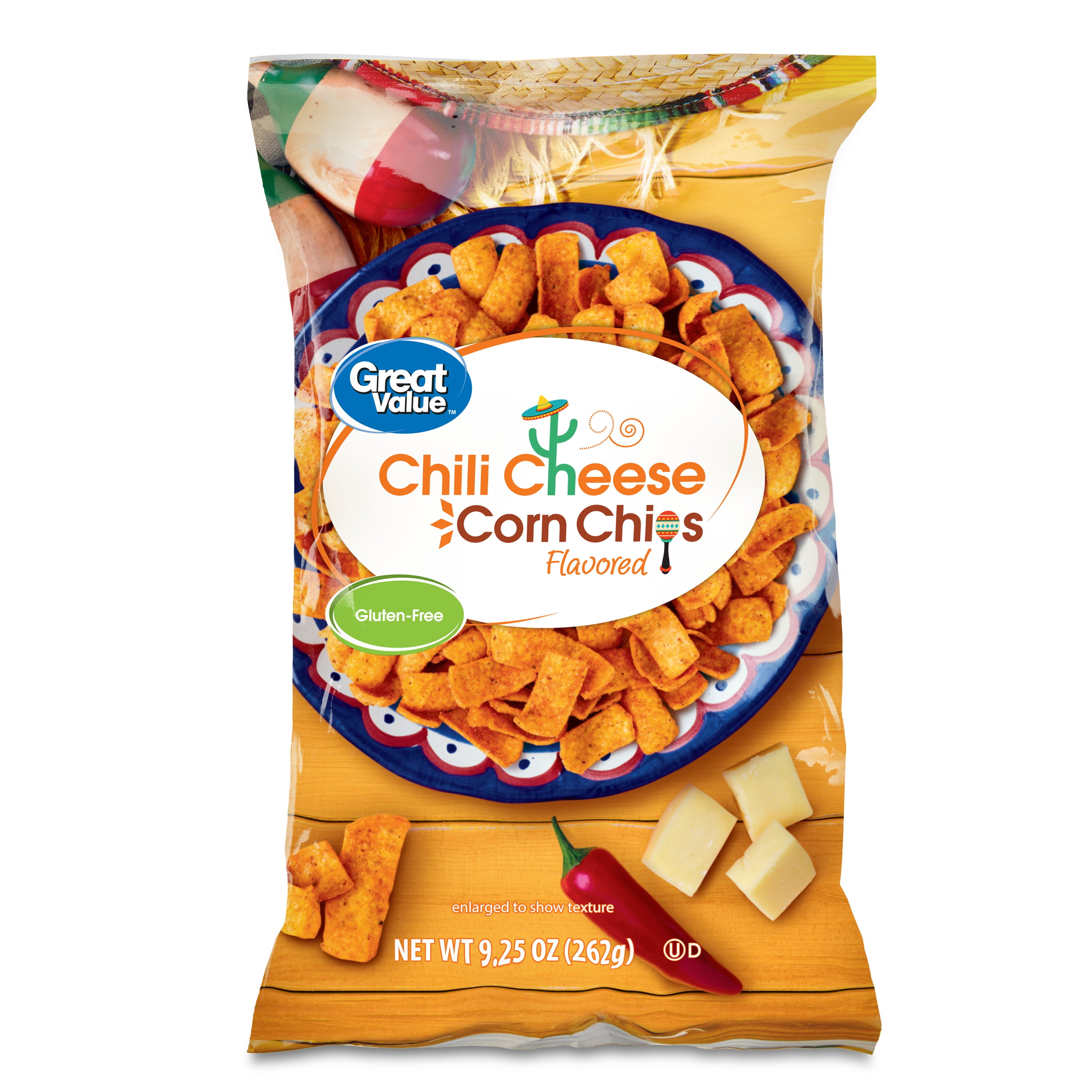 Great Value Chili Cheese Corn Chips, 9.25 oz