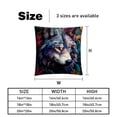thumbnail image 5 of Wolf Elegant Velvet Throw Pillow Covers Set with Unique Patterns - 16x16", 18x18", 20x20" - Pack of 2 for Chair Pillow Covers and Various Occasions, 5 of 6