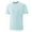Light Blue, variant on Men's Big and Tall Short Sleeve Gym Bodybuilding Active Outdoor Running Moisture Wicking Solid T-Shirts Tees Tops Black L