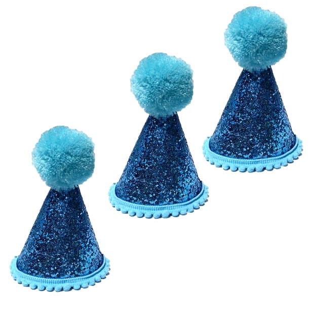 3 Piezas Gorro de Cumpleaños para Perros para Mascotas Accesorios de Decoración para Fiestas de Navidad Gorros con Diadema para Mascotas