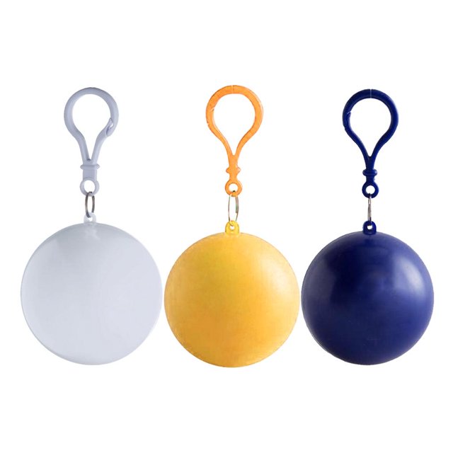 Ponchos impermeables desechables de 3 piezas Poncho impermeable a prueba de polvo para mujer Soledad Poncho de PVC Impermeable Bola