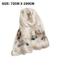 thumbnail image 3 of Bufanda de seda para mujer, chales y envolturas livianos para bodas, chal de pashmina de moda, bufandas bordadas, 3 of 5
