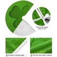 thumbnail image 2 of FMSHPON Lucky Clover Xmas Christmas Tree Skirt Stand Mat for Holiday Party Decoration Indoor Outdoor 36 inches, 2 of 6