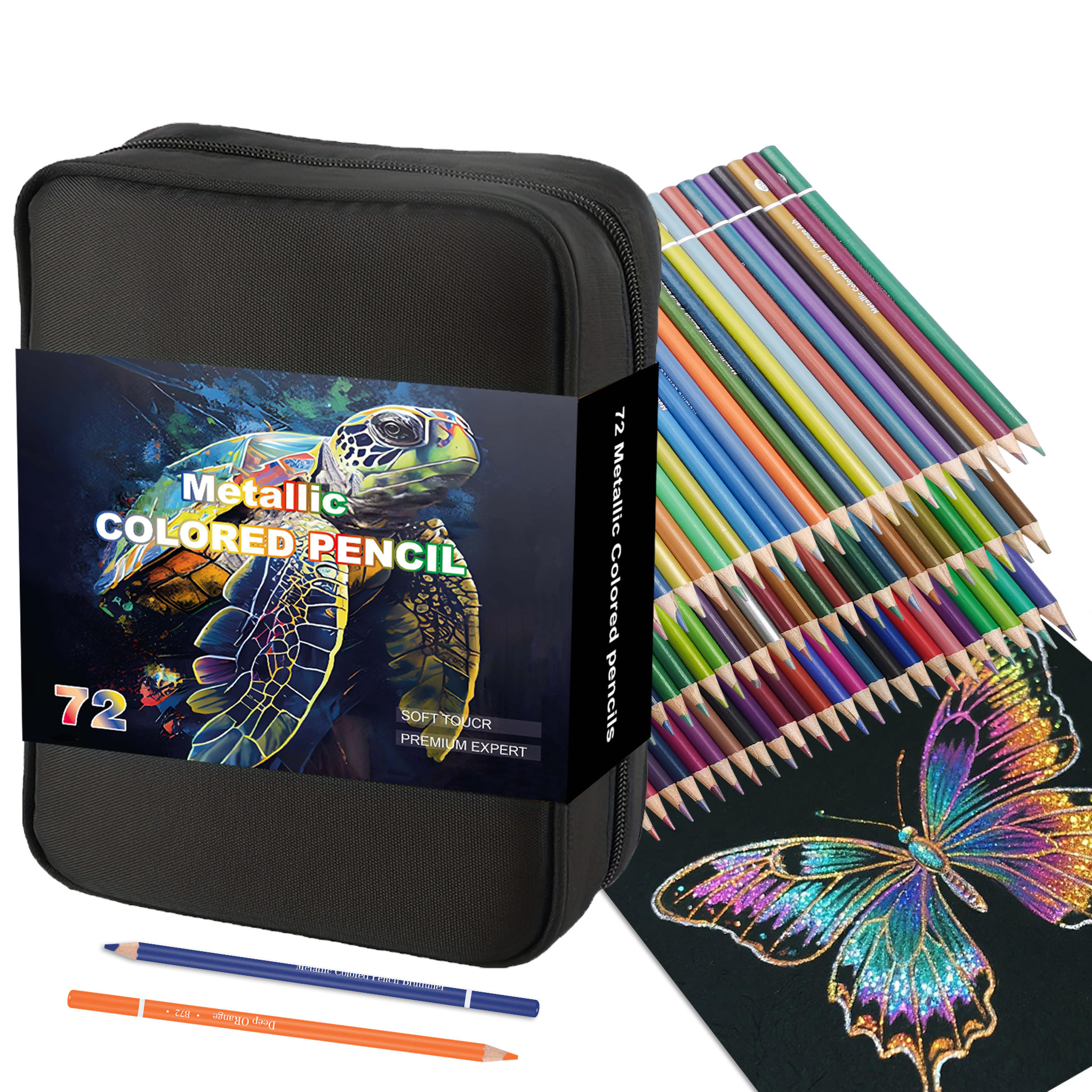Fantasia Colored Pencil Set - Assorted Colors, Tin Box, Set of 36