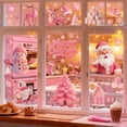 thumbnail image 4 of Double-Sided Christmas Window Clings Stickers 9 Sheets Christmas Decorations Window Clings With Santa Snowman Penguins Reindeers Snowflake, For Holiday, 4 of 6