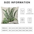 thumbnail image 5 of COMIO  Set of  Green Plants Decorative Throw Pillow Covers  Square Pillow Cases Outdoor Sofa Couch Home Bed Decor Cushion Covers, 5 of 5