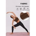 thumbnail image 3 of Pinspark Longline Sports Bras for Women Workout Tanks Soft Square Neck Padded Crop Top Yoga Tank Tops Built in Bra, 3 of 6