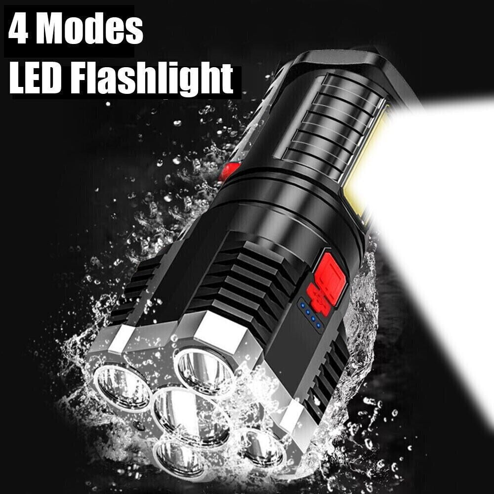 Super Bright 999000000 LM LED Torch Tactical Flashlight Lantern Rechargeable US