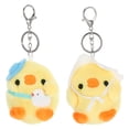 thumbnail image 1 of 2 llaveros de pollito de peluche adorables de dibujos animados para decorar bolsos., 1 of 5