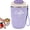 Purple, variant on Coffee Vacuum Flask, Portable Coffee Cup with Lid & Handle, Stainless Steel Insulated Water Bottle, Travel Coffee Mug for Hot and Cold Drinks (White, Temperature Display)