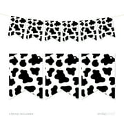 Pennant Party Banner Cow Pattern