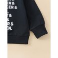 thumbnail image 6 of Bagilaanoe Toddler Baby Girl Boy Casual Sweatshirt Long Sleeve Letter Print Pullover 6M 12M 18M 3T 4T 5T Kids Loose Tee Tops, 6 of 9