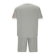 thumbnail image 3 of Conjunto de Manga Corta Y Pantalones Cortos de 2 Piezas, Juego de Jogger Casual de Color Sólido para Hombres, 3 of 6