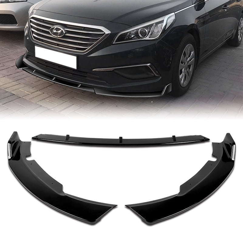 For 2015-2017 Hyundai Sonata Painted Black Front Bumper Body Kit ...