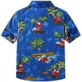 thumbnail image 2 of SSLR Big Boys Hawaiian Shirt 100% Cotton Short Sleeve Casual Button Down Shirts, 2 of 7