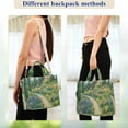 thumbnail image 4 of FORMRS Womens Corduroy Tote Bag Crossbody Shoulder Handbag with Pocket, Art Garden Scene, 4 of 7