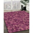 thumbnail image 3 of Ahgly Company Machine Washable Indoor Round Transitional Burnt Pink Area Rugs, 8' Round, 3 of 7