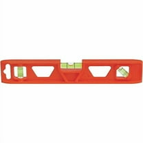 Johnson 1402-0900 9" Orange Structo-Cast Torpedo Level