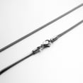 thumbnail image 1 of Cadena de serpiente cuadrada de acero inoxidable, moderna, simple, elementos de diseño de nicho, cadena de alta gama, cadena de hueso con cerradura de acero de titanio, 1 of 6