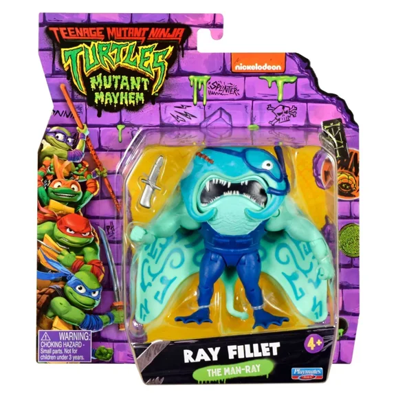 Teenage Mutant Ninja Turtles: Mutant Mayhem Ray Fillet, The Man-Ray Action Figure