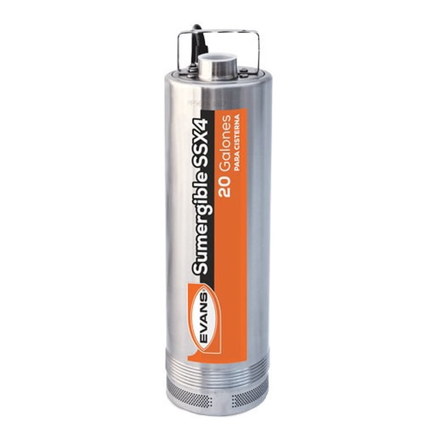 Bomba Sumergible Para Cisterna Evans 2hp 3f 20gpm Inox