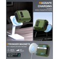 thumbnail image 4 of Comvin for Apple AirPods Pro 3 Case Cover, Magnetic Automatic Secure Lock with Phone Stand & Cleaning Kit, Full Shockproof Case for Airpods Pro 3rd Generation 2025 Compatible with Magsafe, 4 of 8