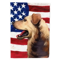 Austrian Pinscher American Flag Garden Flag