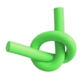 thumbnail image 1 of Flotador inflable para piscina con forma de fideo, núcleo sólido, varilla de espuma perlada, herramienta de verano para adultos y playa. Verde, 1 of 9