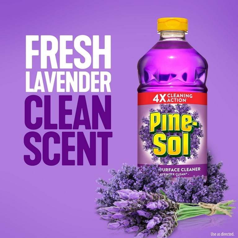 Pine-Sol Multi-Purpose Cleaner, Lavender Scent, 28 oz Bottle for
