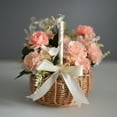 thumbnail image 3 of Bobasndm Wicker Basket, Handle Woven Basket with Handle and Plastic Insert, Easter Eggs Basket, Flower Baskets for Home and Garden Decoration, 3 of 9