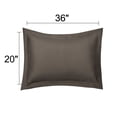 thumbnail image 3 of PiccoCasa 4 Pack Pillowcases Soft 1800 Microfiber Pillowcase, King Brown, 3 of 8