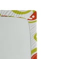 thumbnail image 2 of Ambesonne Fruit Fitted Sheet, Cherry and Leaves Pattern, Queen Size, Apple Green Red White, 2 of 2