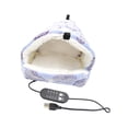 thumbnail image 3 of Hamaca cálida para hámster con alimentación USB, cómoda y acogedora cama colgante suave para animales pequeños, pájaros, erizos, ardillas, conejos. Violeta XL, 3 of 10