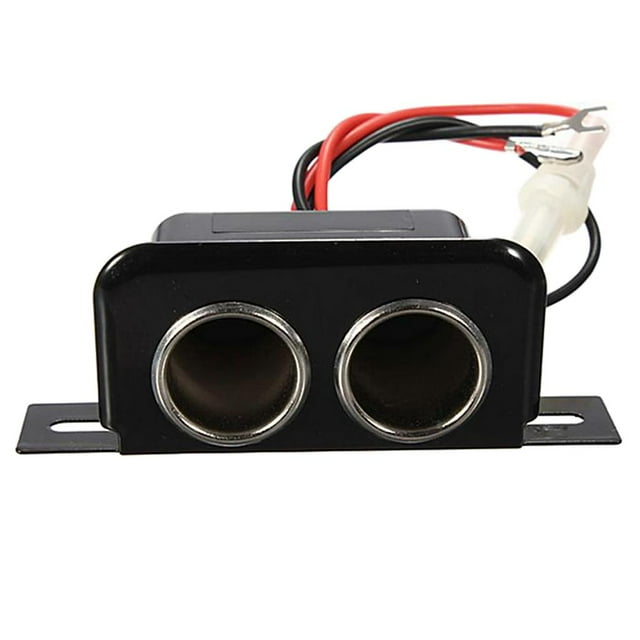 Adaptador de coche Yotijar divisor de Encendedor de 2 y puerto USB DUAL con pantalla de voltaje 12/24 V