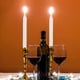 thumbnail image 1 of Decorative Smokeless Candles Paraffin Taper Candles for Decor 10Pcs, 1 of 4