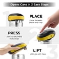 thumbnail image 5 of Kitchen Mama One-To-Go Electric Can Opener : Auto Stop, Smooth Edge, Battery Operated (Yellow), 5 of 7