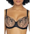 thumbnail image 1 of Dita Von Teese Womens Julie's Roses Underwire Bra Style-D59019, 1 of 2