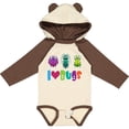 thumbnail image 3 of Inktastic I Love Bugs Boys or Girls Long Sleeve Baby Bodysuit, 3 of 5